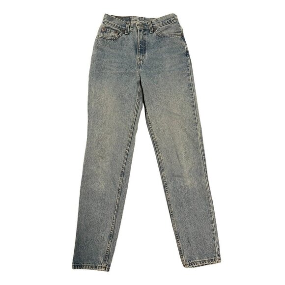 Vtg Levi's 512 Womens High Rise Slim Tapered Leg 6 Tall HTF Red Tab Jeans USA - Picture 1 of 5